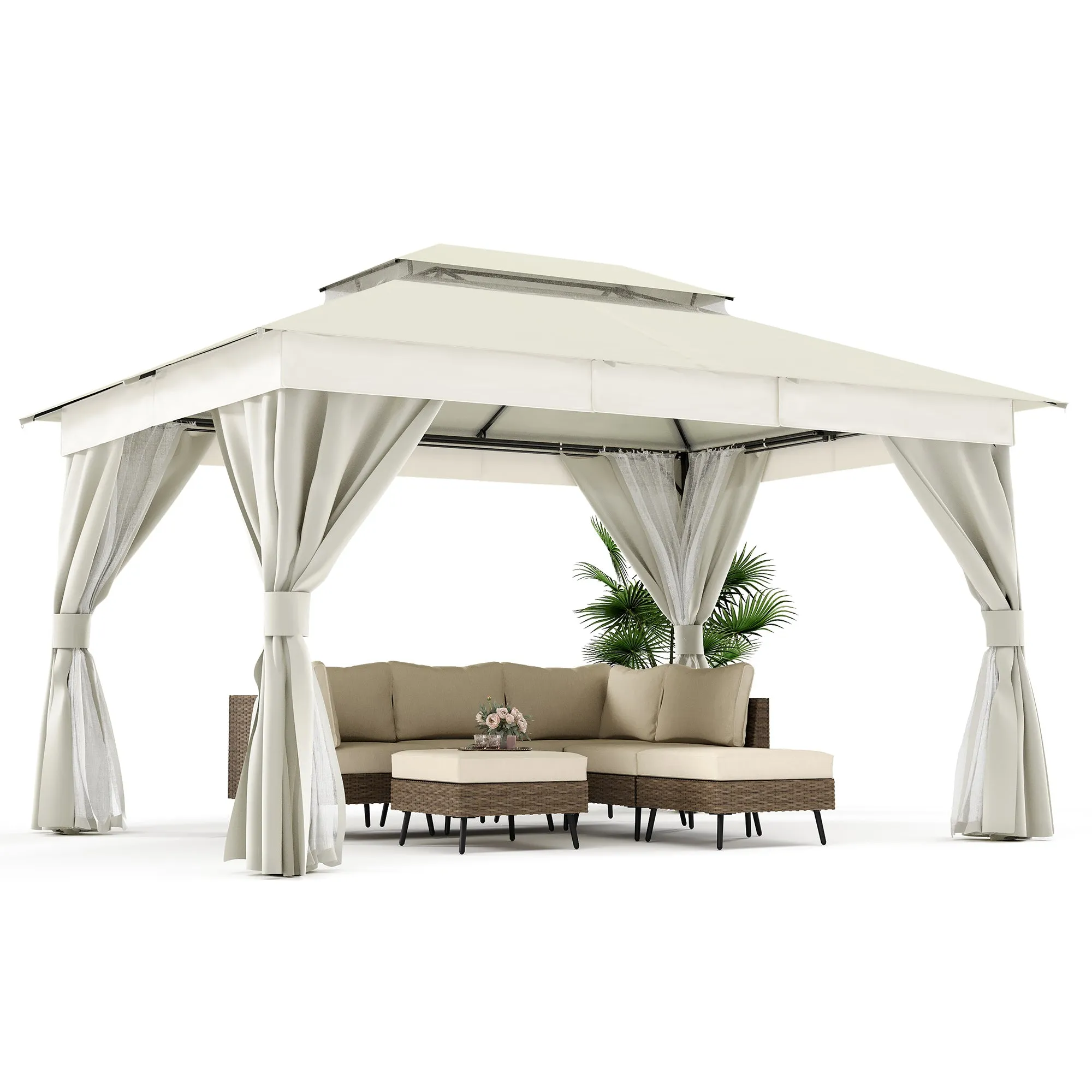 10'X13'  Patio Steel Gazebo