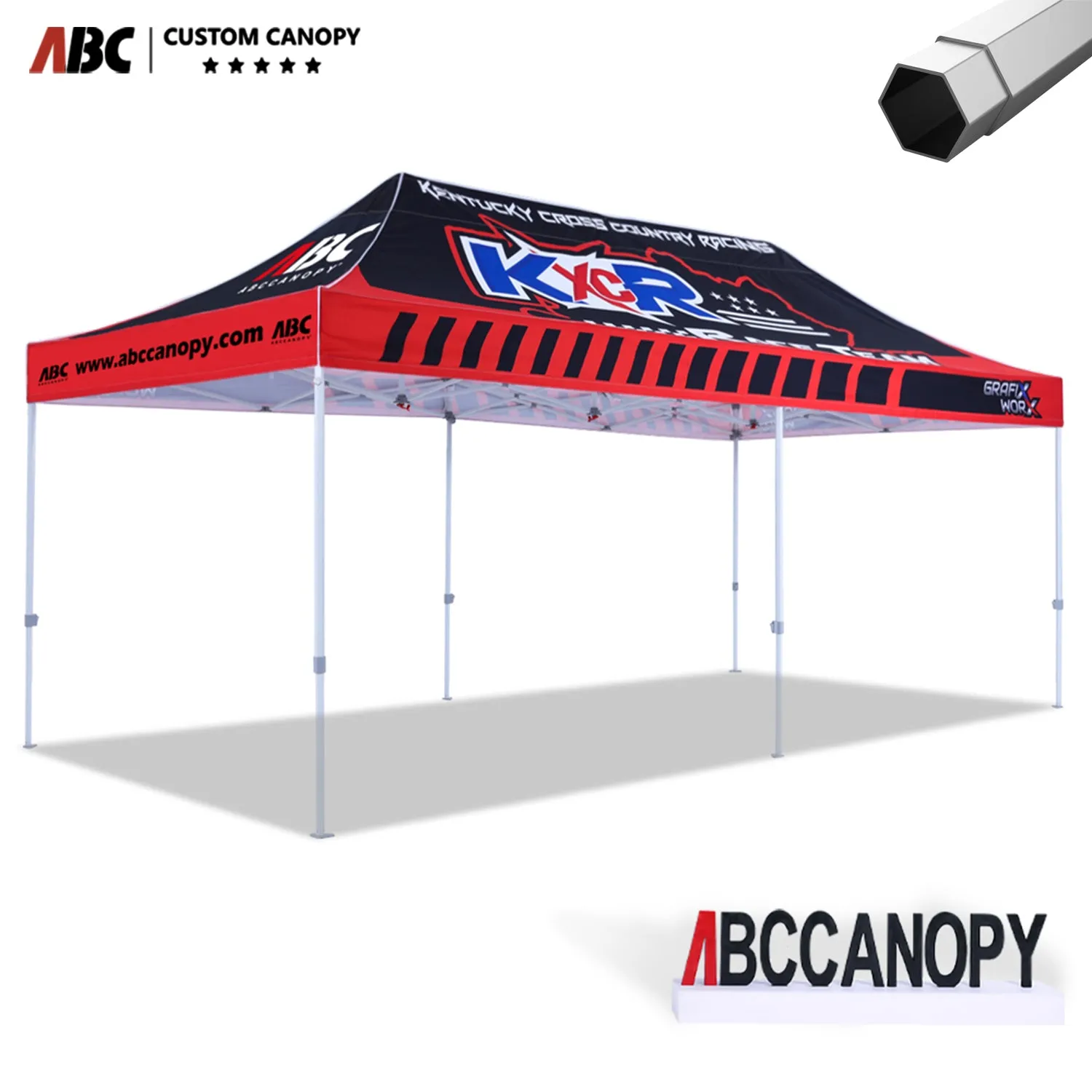 ABCCANOPY S2 Premium 10x10/10x15/10x20 Custom Canopy (Brand Union)