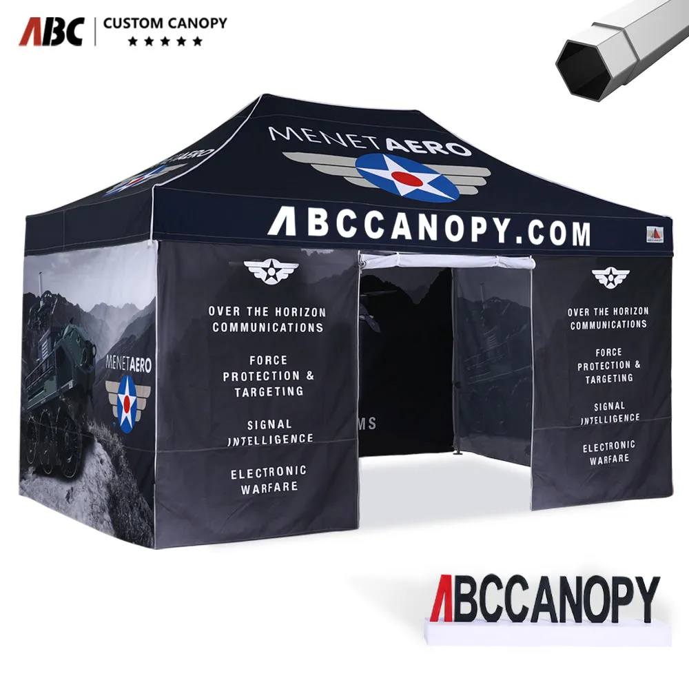 ABCCANOPY S2 Premium 10x10/10x15/10x20 Custom Canopy (Brand Union)
