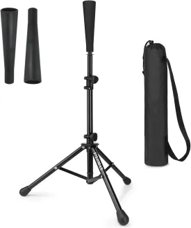 Batting Tee,Baseball Tee,Softball Tee, Batting Tee for Kids,Teens,Adults Baseball Hitting Practicing. Include 2 Pcs Replaceable Rubber Topper And Carrying Bag.Adjustable Height|Portable|Collapsible.