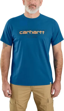 Carhartt Men's 106653 Force Relaxed Fit Midweight Short-Sleeve Logo Gr