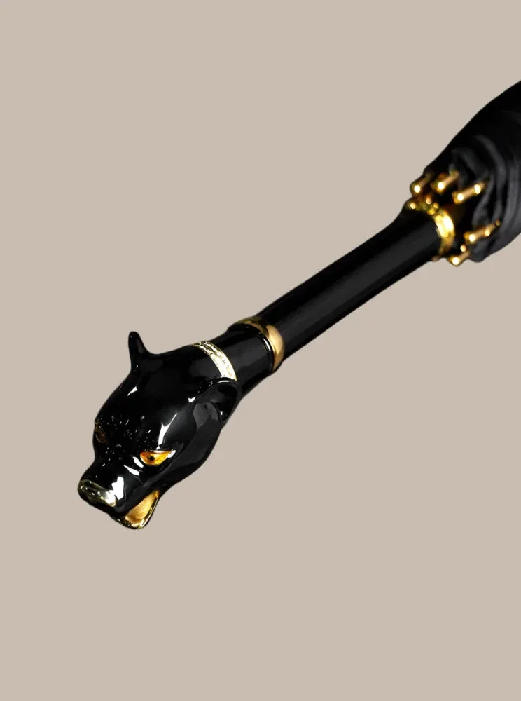 Creative Leopard Head Luxury Umbrella