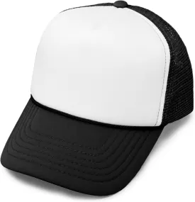 DALIX Youth Mesh Trucker Cap - Adjustable Hat (S, M Sizes)