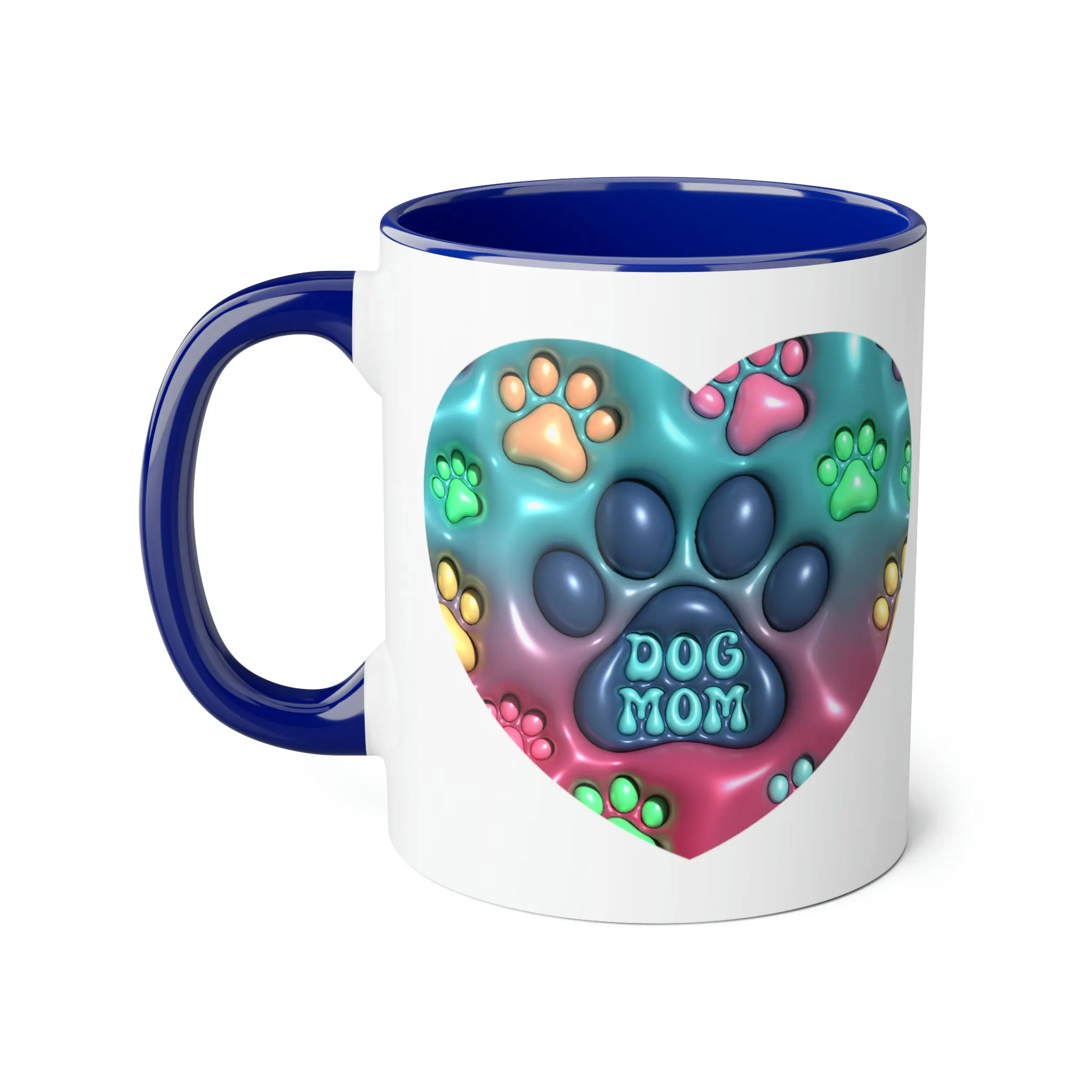 Dog Mom Accent Mugs, 11oz