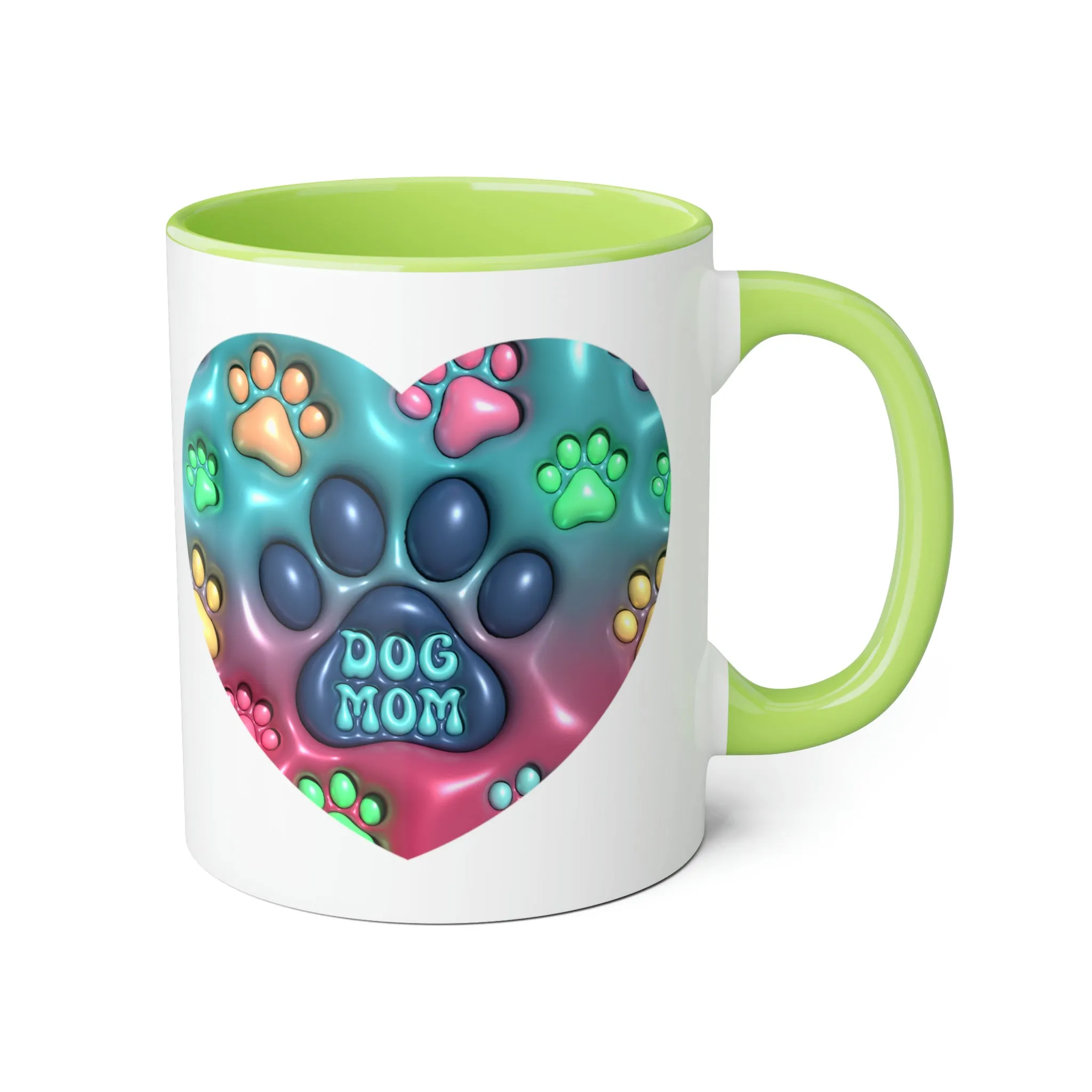 Dog Mom Accent Mugs, 11oz