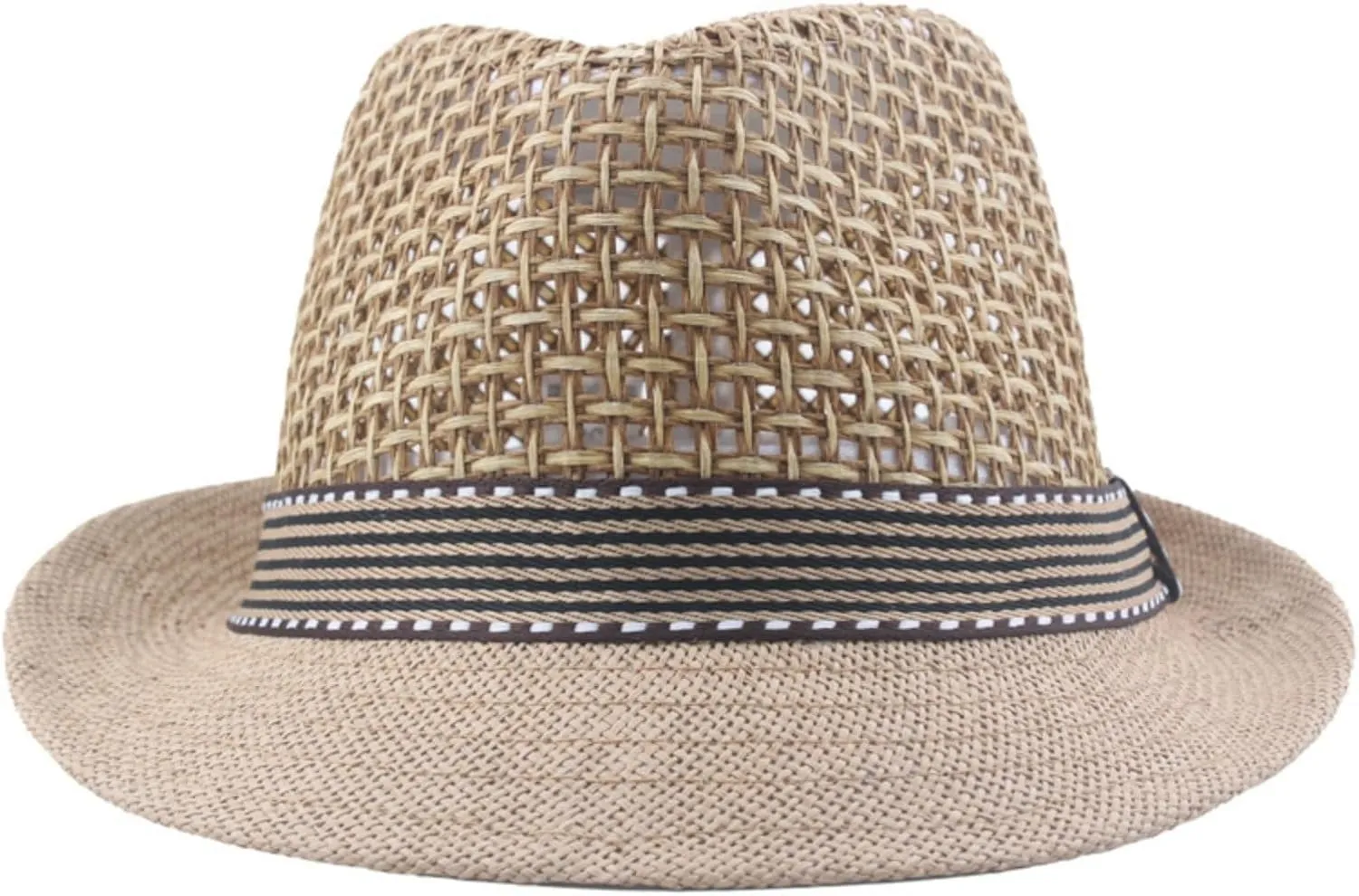 Fedoras Hats Breathable Jazz Hat Summer Outdoor Breathable Sun Hat for Wedding, Party