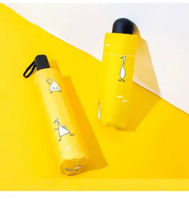 Five-Folding Dual-Use Sun Umbrella For Women, Ultra-Light, Compact And Portable, Automatic Anti-Uv Sunshade Sun Umbrella For Sun Protection