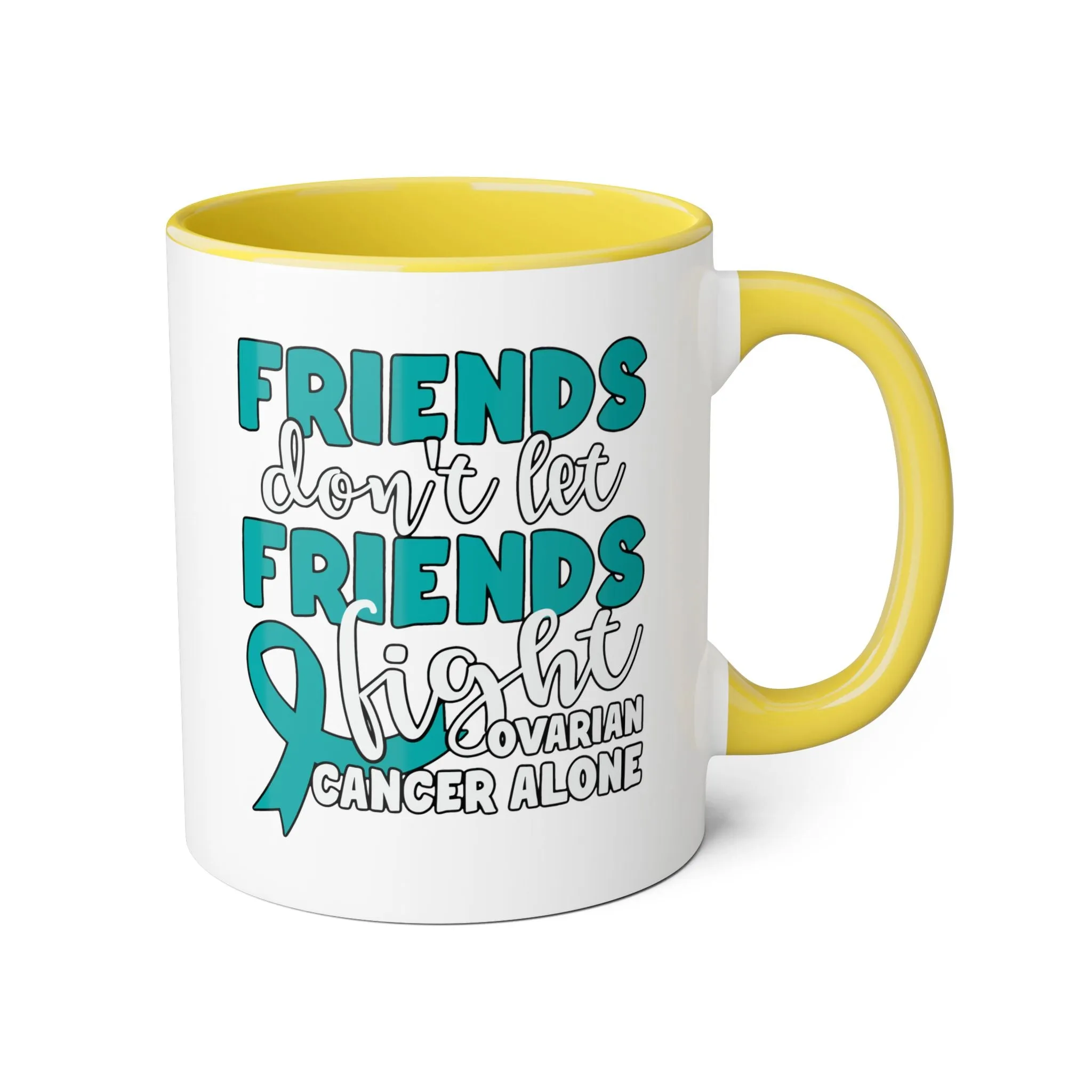 Friends Support Accent Mugs, 11oz