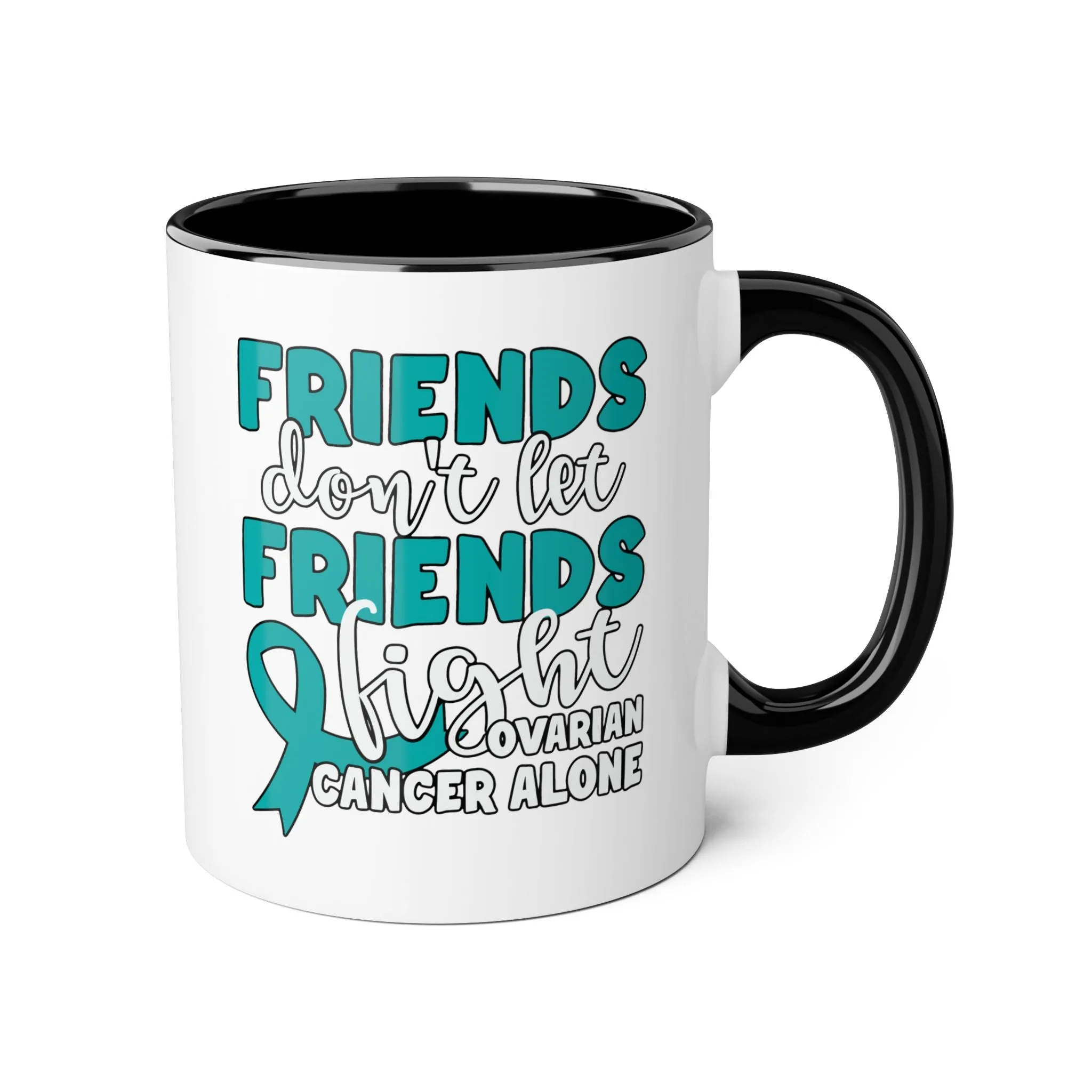 Friends Support Accent Mugs, 11oz