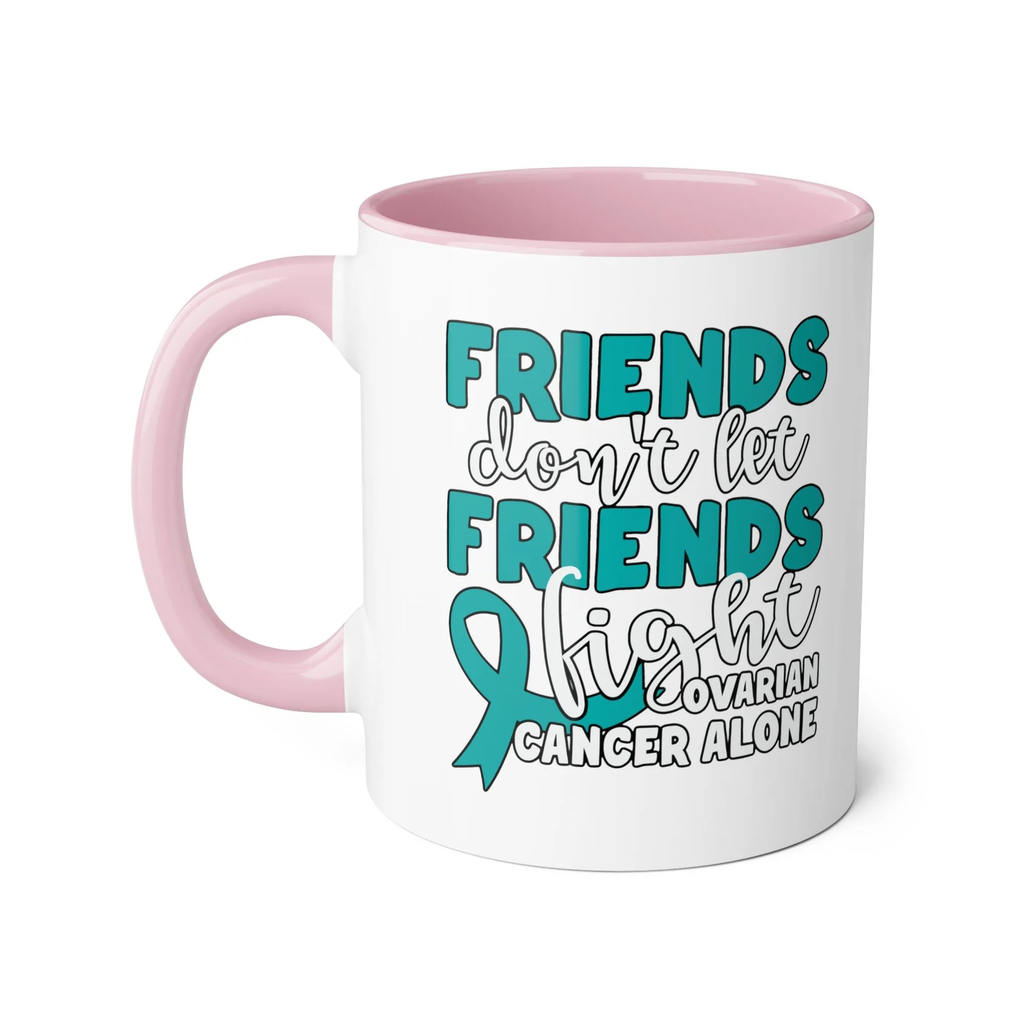 Friends Support Accent Mugs, 11oz