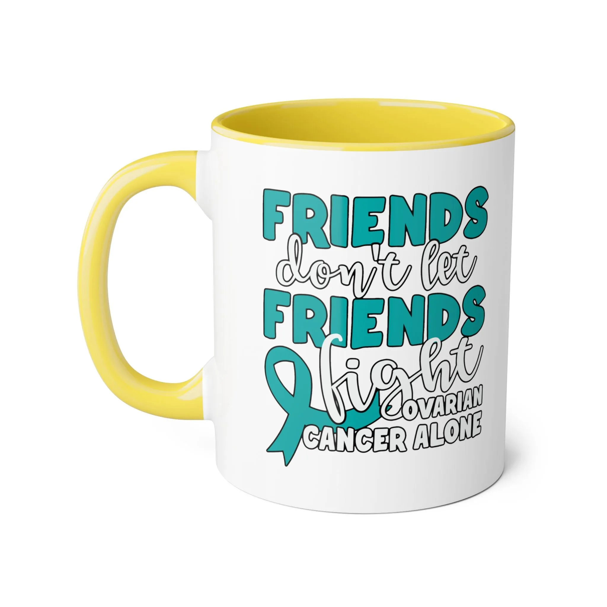 Friends Support Accent Mugs, 11oz