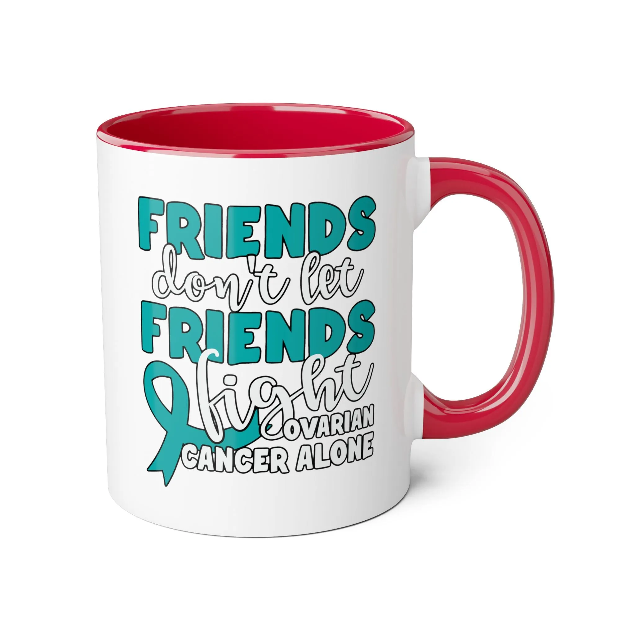 Friends Support Accent Mugs, 11oz