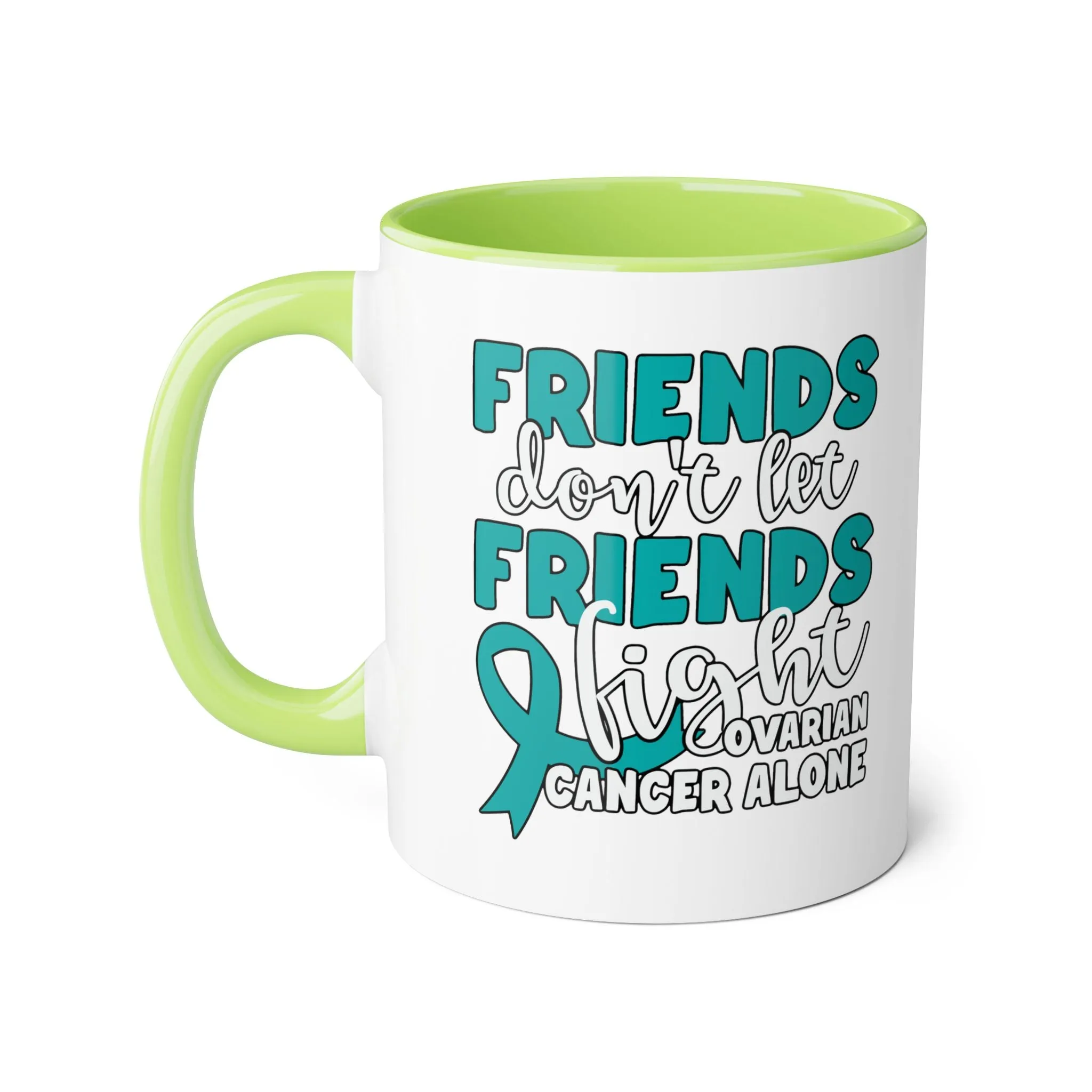 Friends Support Accent Mugs, 11oz