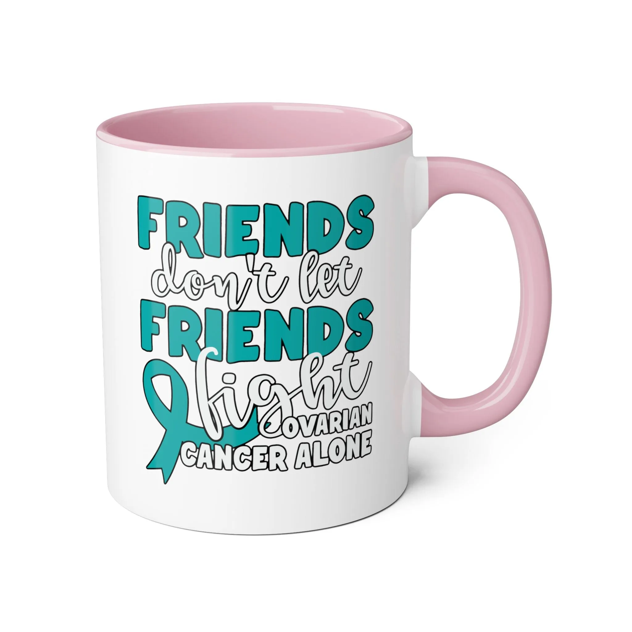 Friends Support Accent Mugs, 11oz