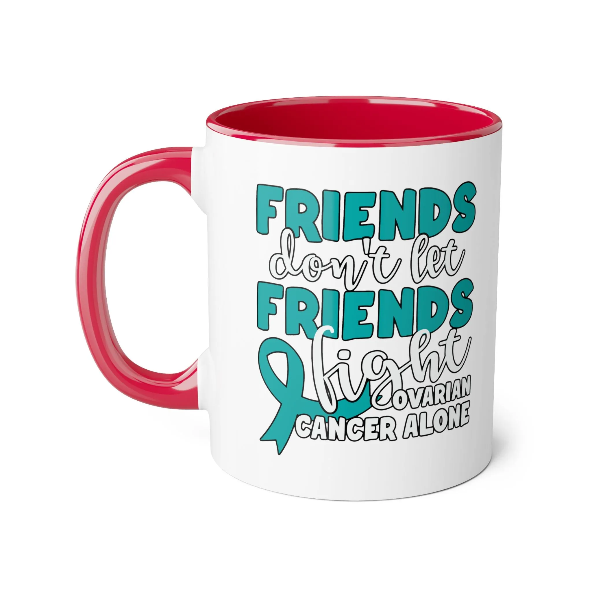 Friends Support Accent Mugs, 11oz