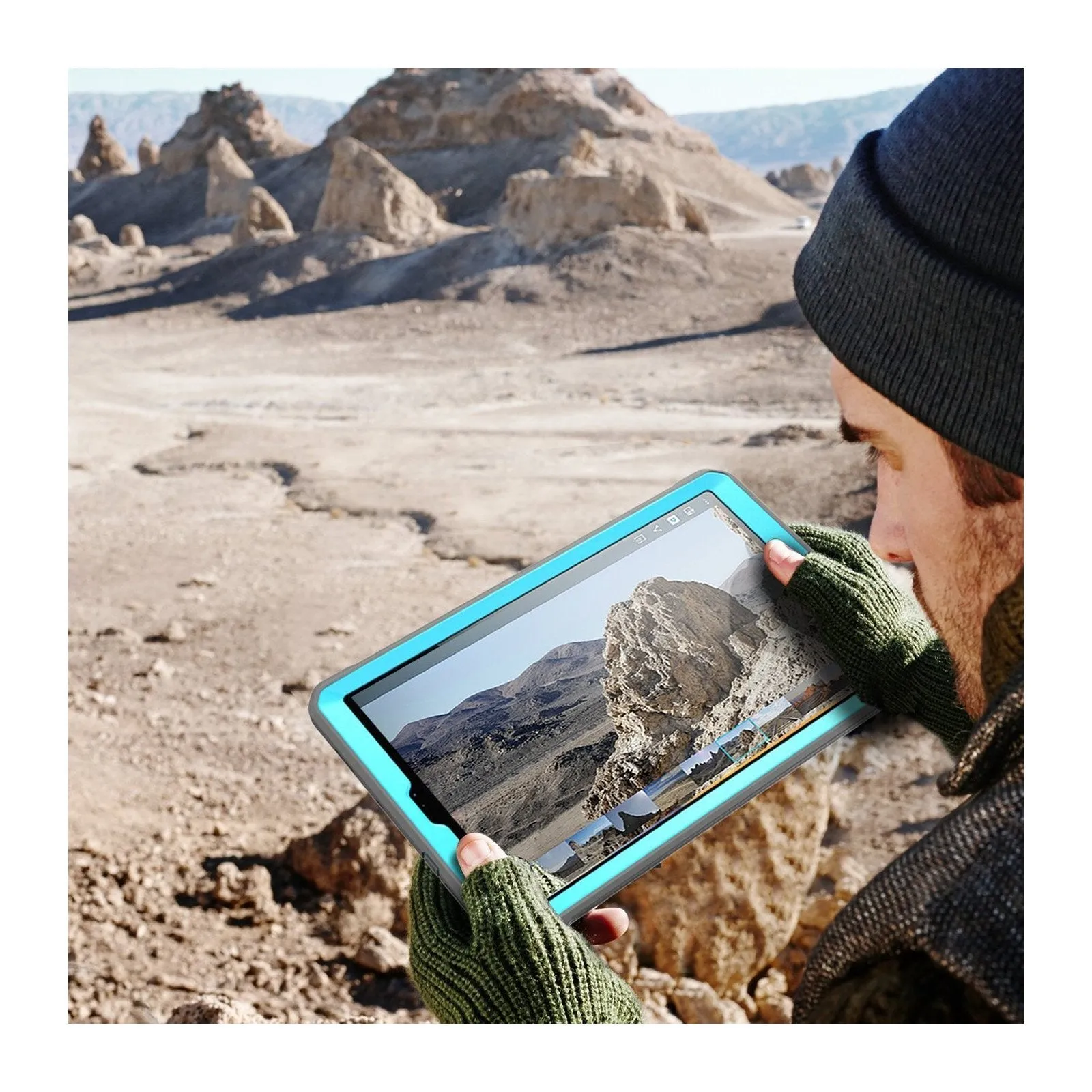 Galaxy Tab A 10.5 inch (2018) Unicorn Beetle Pro Rugged Full-Body Case-Blue