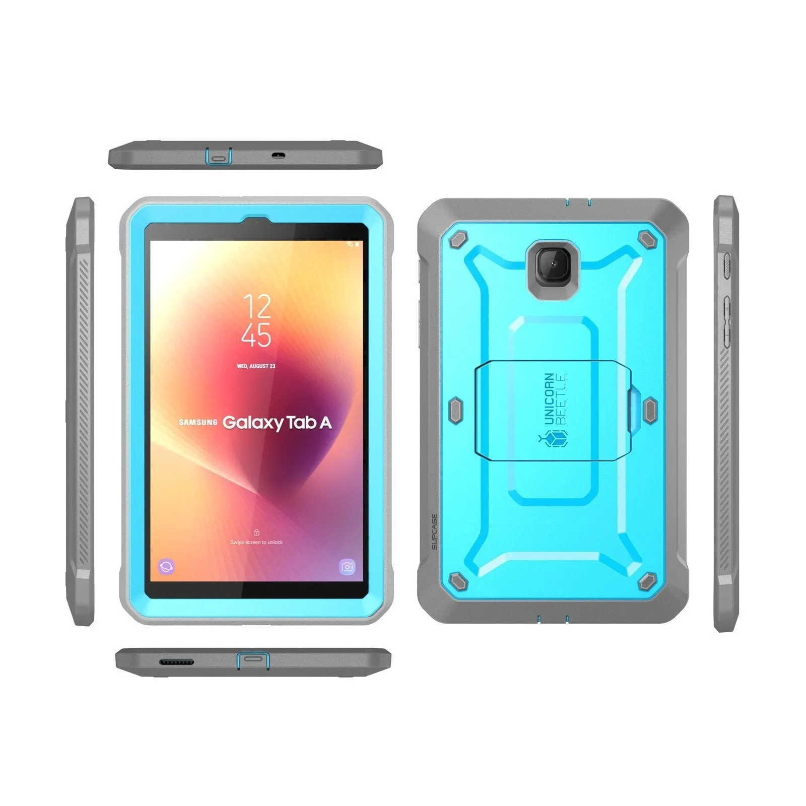 Galaxy Tab A 10.5 inch (2018) Unicorn Beetle Pro Rugged Full-Body Case-Blue