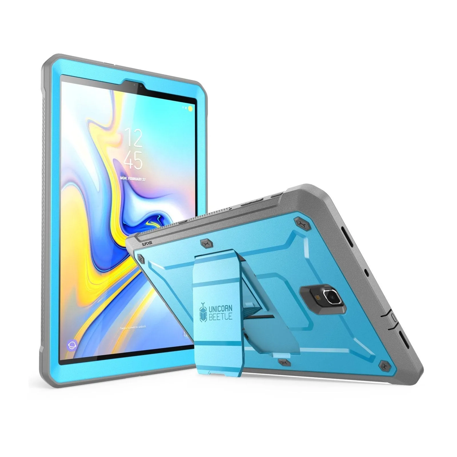 Galaxy Tab A 10.5 inch (2018) Unicorn Beetle Pro Rugged Full-Body Case-Blue