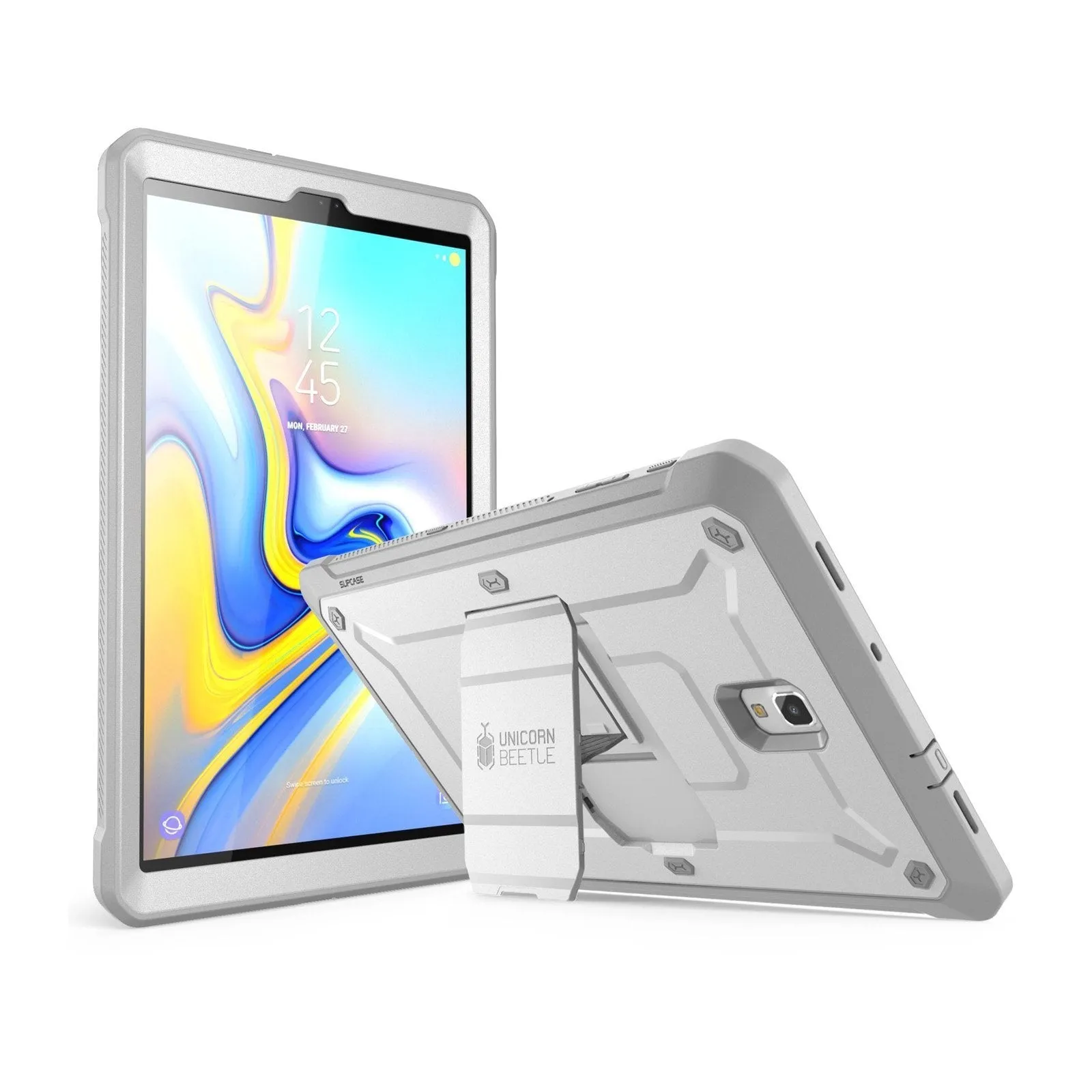 Galaxy Tab A 10.5 inch (2018) Unicorn Beetle Pro Rugged Full-Body Case-White