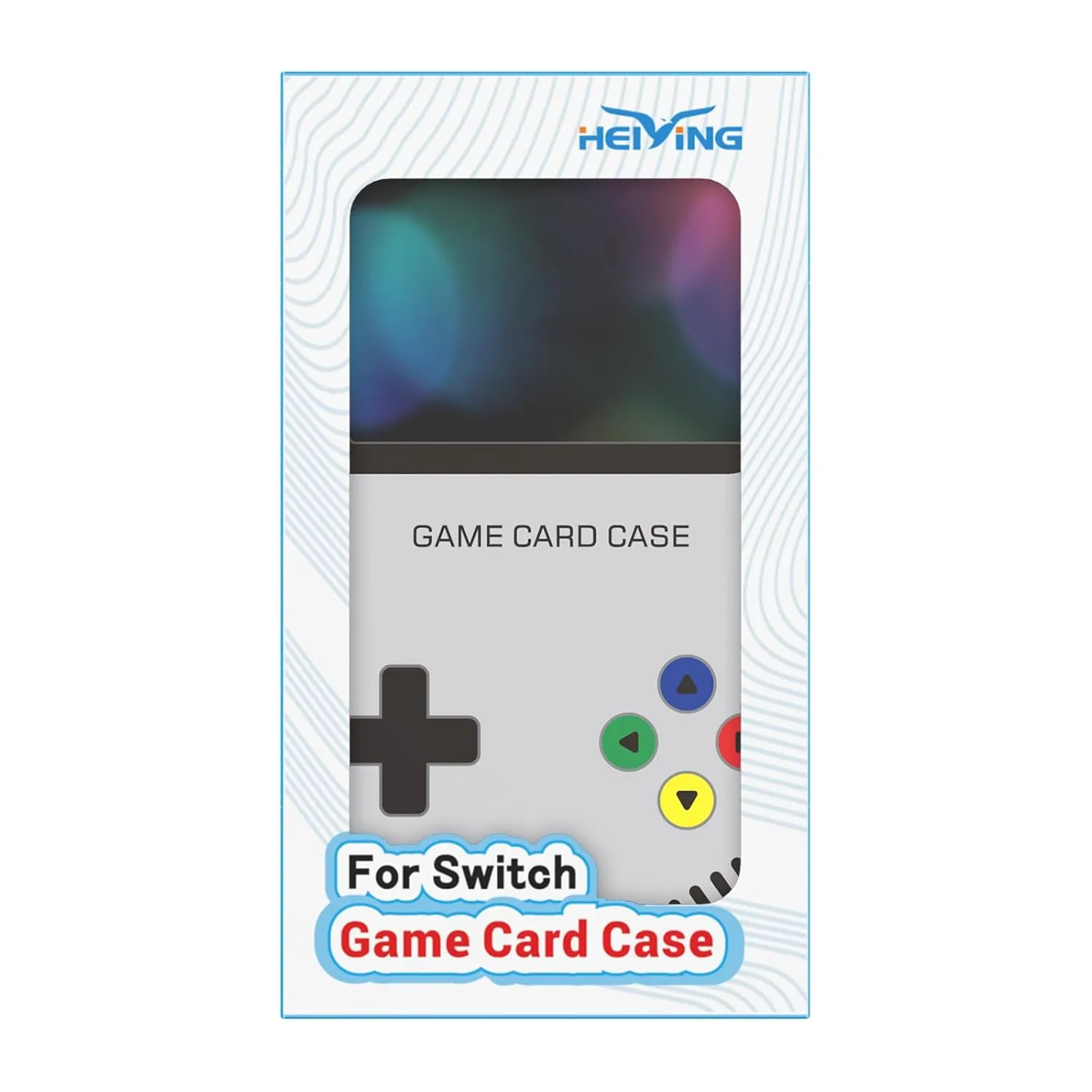 HEIYING Game Card Case for Nintendo Switch & Switch OLED,Customized Pattern Portable Travel Carry Case with 48 Game Card Slots and 24 Micro SD Cards Slots