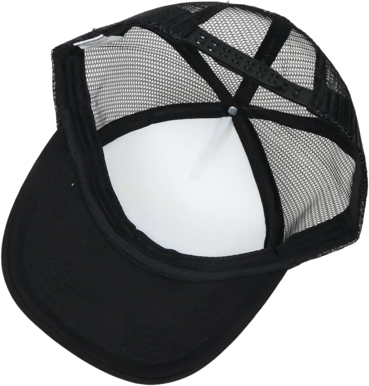 Men Women Foam Trucker Hat Mesh Cap Solid Colors Lightweight with Adjustable Snapback Collection