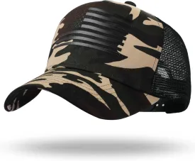 Oversize XXL American Flag Trucker Hat Sport Snapback Hat, Large Size Breathable Mesh Baseball Cap for Men Big Head