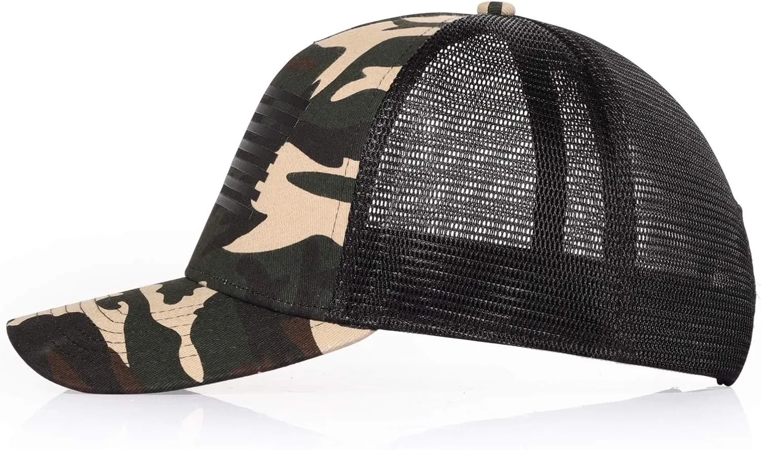 Oversize XXL American Flag Trucker Hat Sport Snapback Hat, Large Size Breathable Mesh Baseball Cap for Men Big Head