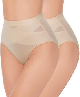 Shapewear Tummy Control Panties - Body Shaping Briefs Compression Underwear Low Rise Girdle Panty Shapewear for Women
