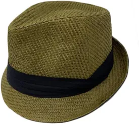 The Hatter Women Men Unisex Summer Cool Toyo Paper Straw Fedora