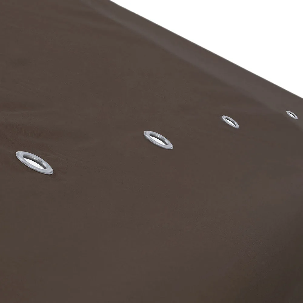 TheLAShop 12x12 ft Garden Gazebo Replacement Canopy Top Brown (11.4'x11.4')