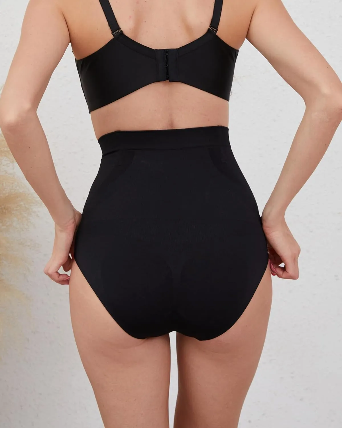 Tummy Control Underwear - High Waisted Body Shaper Panties Seamless Shapewear Compression Briefs for Women