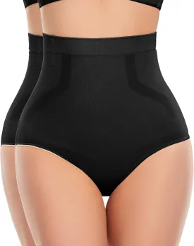Tummy Control Underwear - High Waisted Body Shaper Panties Seamless Shapewear Compression Briefs for Women