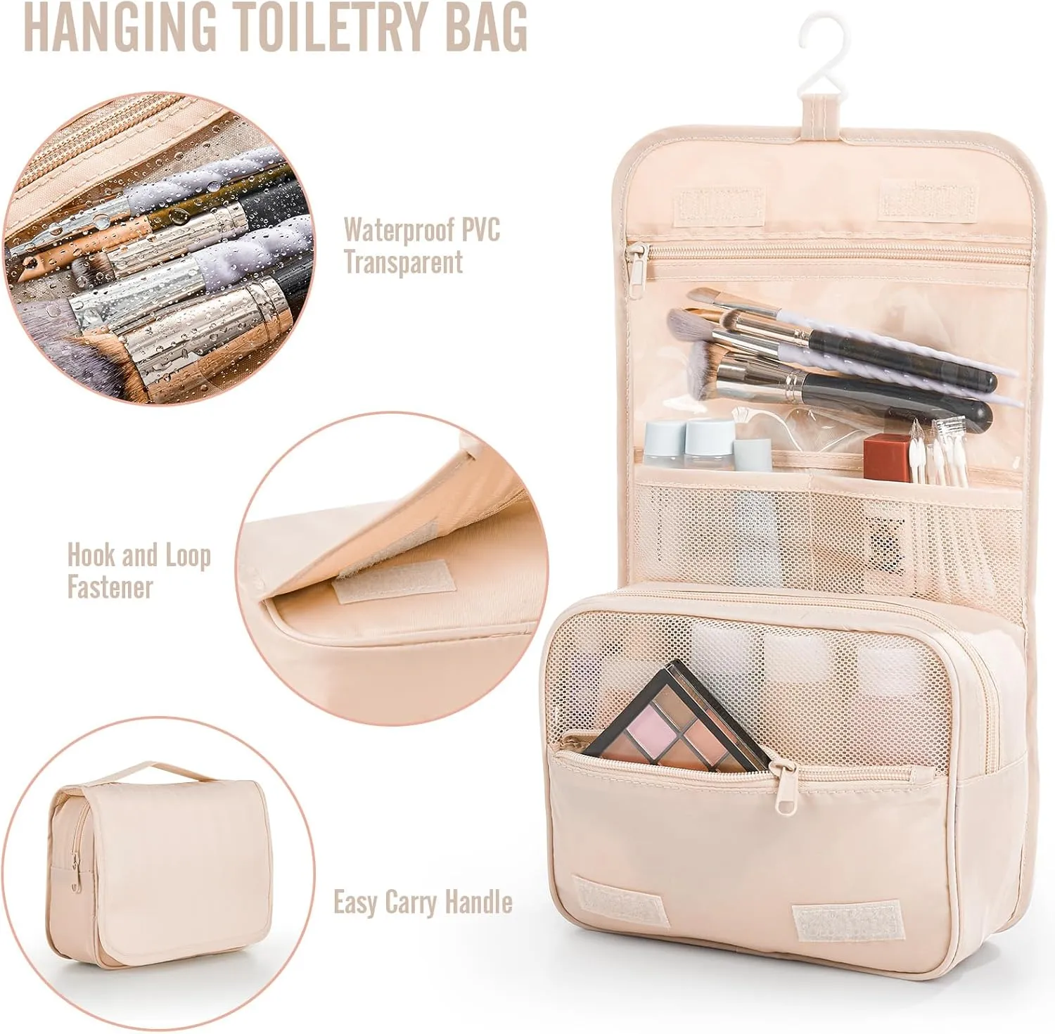Veken 8 Set Packing Cubes for Travel, Gifts for Women Mom, Suitcase Organizer Bags for Luggage with Hanging Toiletry Bag and Shoe Bag, Vacation Essentials Travel Accessories for Cruise Ship